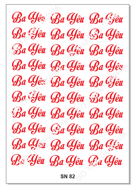 Decal Chủ Đề Sinh Nhật - DSN - DSN82