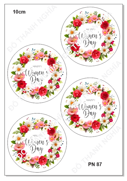 Decal Chủ Đề Phụ Nữ - DPN - PN87