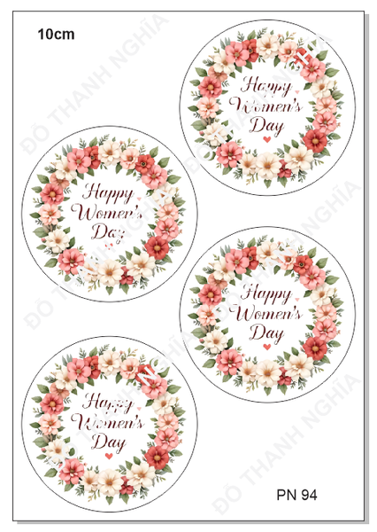 Decal Chủ Đề Phụ Nữ - DPN - PN94