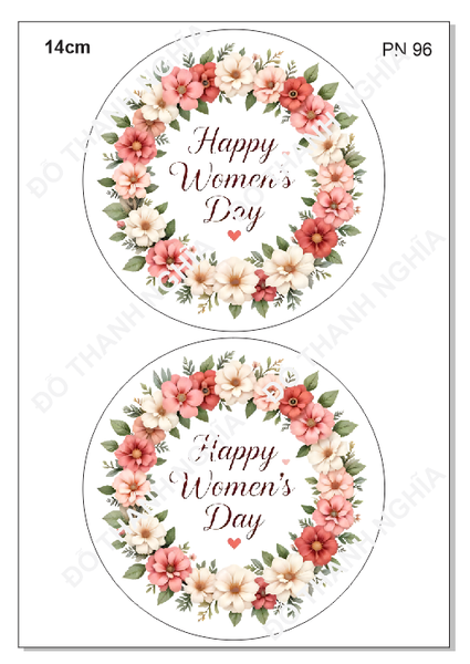 Decal Chủ Đề Phụ Nữ - DPN - PN96
