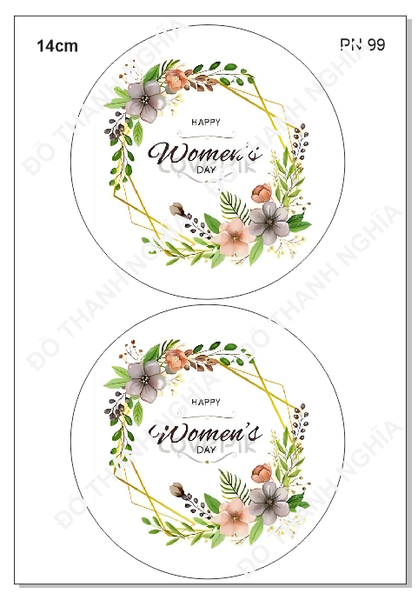 Decal Chủ Đề Phụ Nữ - DPN - PN99