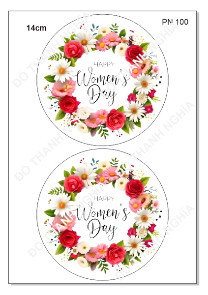 Decal Chủ Đề Phụ Nữ - DPN - PN100