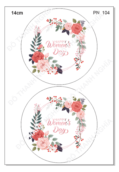 Decal Chủ Đề Phụ Nữ - DPN - PN104