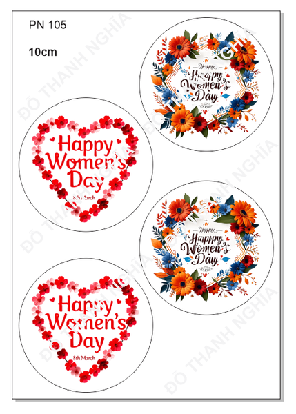 Decal Chủ Đề Phụ Nữ - DPN - PN105