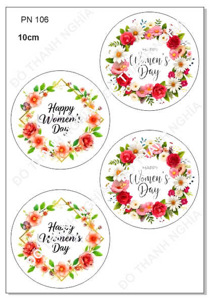 Decal Chủ Đề Phụ Nữ - DPN - PN106