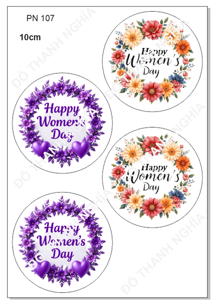 Decal Chủ Đề Phụ Nữ - DPN - PN107