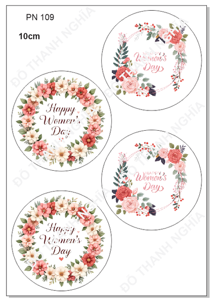 Decal Chủ Đề Phụ Nữ - DPN - PN109