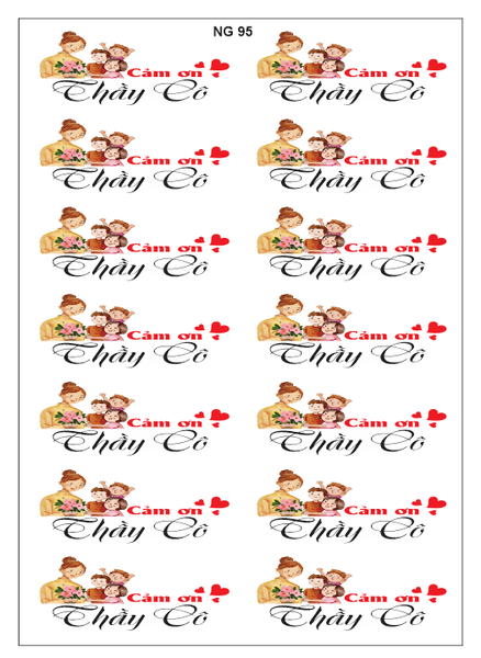 Decal Nhà Giáo 20/11 - DNG - DNG95