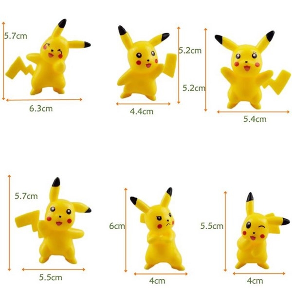 Con Chuột Nhựa - PKD - Set 6 - Pikachu