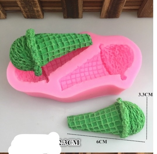 Khuôn Silicon - Cây Kem Ống 2c