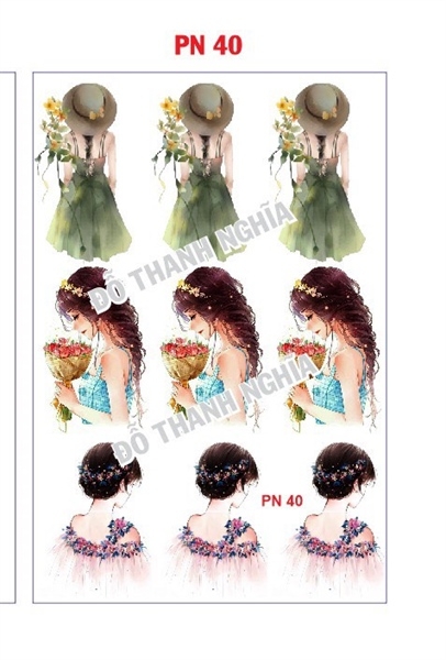 Decal Chủ Đề Phụ Nữ - DPN - DPN40