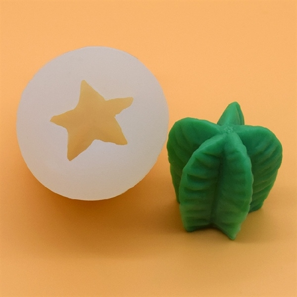 Khuôn Silicon - Sen Đá KHÍA - 3.5cm - 5 Khía
