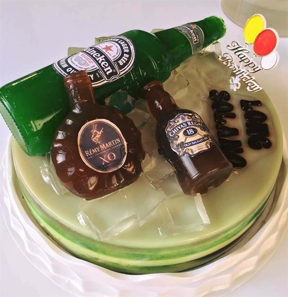Khuôn Silicon - Chai Rượu - Chivas