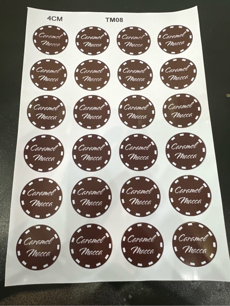 Decal Chủ Đề Trung Thu - Tem Nhân Bánh