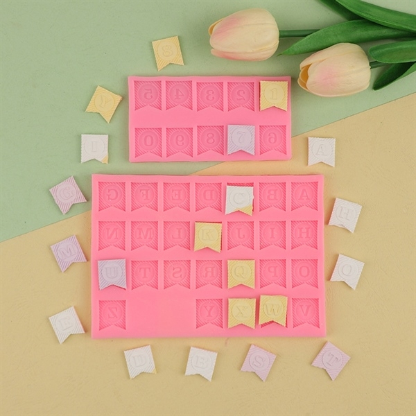 Khuôn Silicon - Chữ Số - Set 2 Ô Vuông 1.8cm