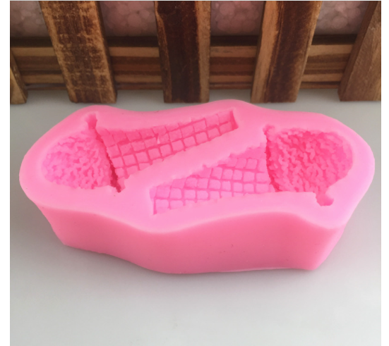 Khuôn Silicon - Cây Kem Ống 2c