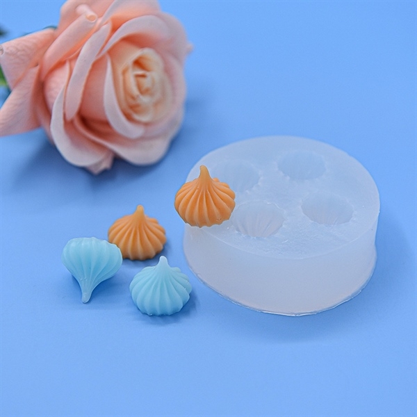 Khuôn Silicon - Hoa Thị - Sò Xoắn 4c - 2cm