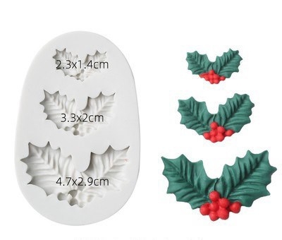 Khuôn Silicon - Lá Trạng Nguyên - 2.3-4.7cm - 3c - 2 Lá