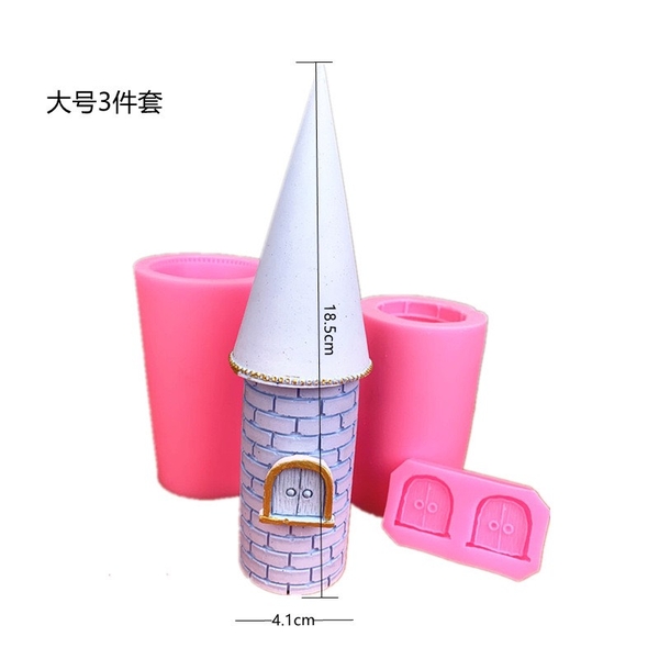 Khuôn Silicon - Lâu Đài - Đại 8c