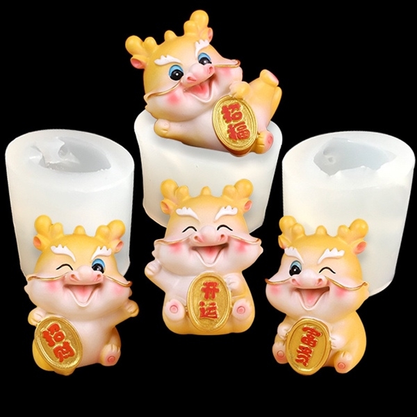Khuôn Silicon - Động Vật - Rồng Cười