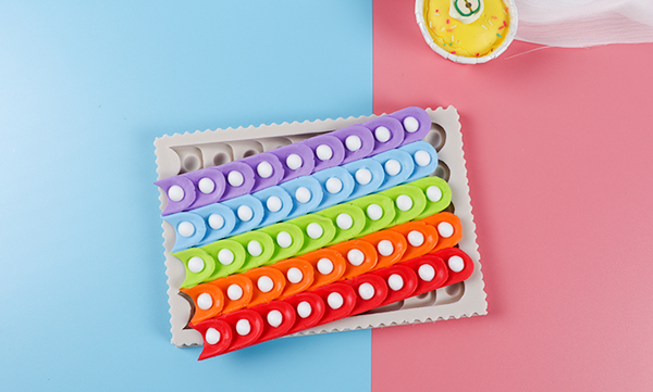 Khuôn Silicon - Viền Mảng 2D - Vảy Chấm 16x11cm