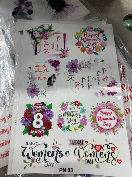 Decal Chủ Đề Phụ Nữ - DPN - DPN03