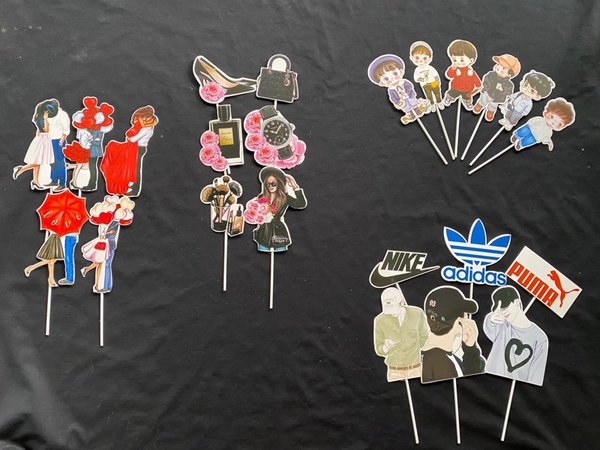 Set cắm Brand Boy phụ kiện trang trí bánh