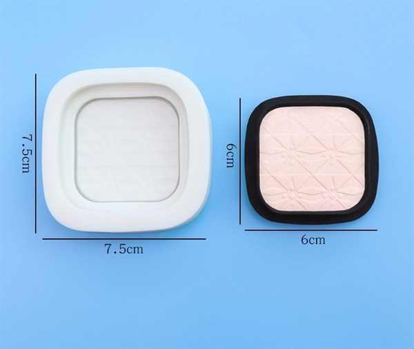 Khuôn Silicon - Trang Điểm - #2 Phấn Vuông