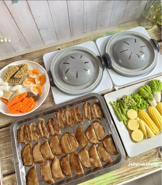 Khuôn Silicon - Rau Củ - Rau Muống 2c