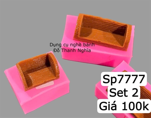 Khuôn Silicon - Khúc Gỗ - 9.6x5.3x6cm