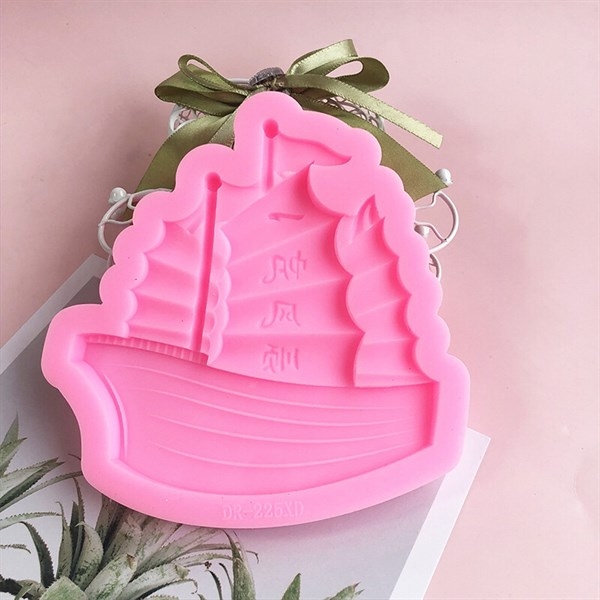 Khuôn Silicon - Biển - Thuyền Buồm 10cm