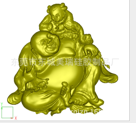 Khuôn Silicon - Ông Phật Di Lạc Nhỏ