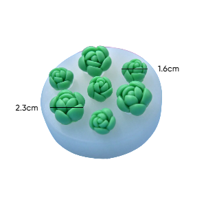 Khuôn Silicon - Sen Đá Nở - 1.6-2.3cm - 7c - Mộng Nước