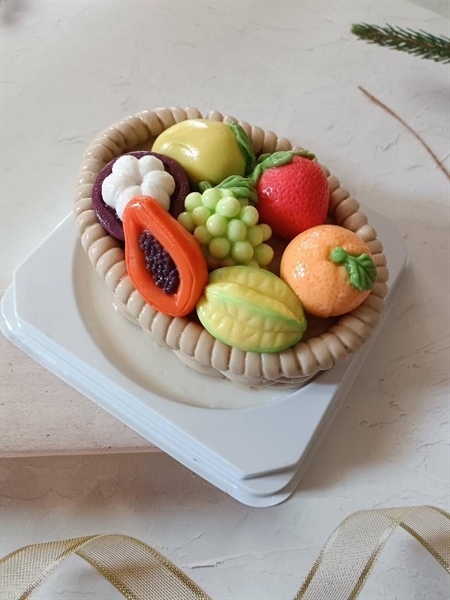 Khuôn Silicon - Đế - Đan - Đế Oval 12cm