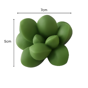 Khuôn Silicon - Sen Đá TIA - 7x5cm - Mộng Nước