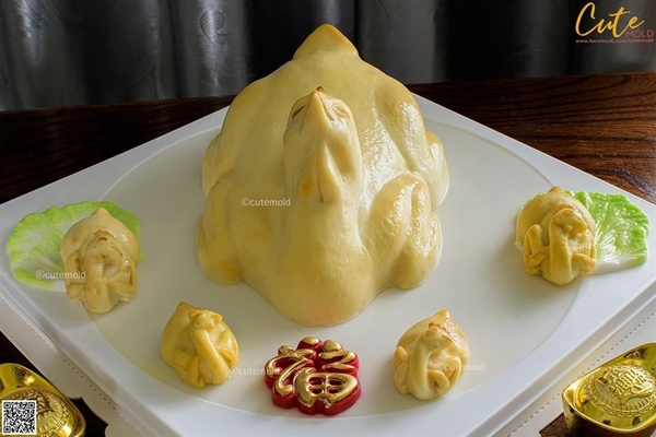 Khuôn Silicon - Động Vật - Con Gà Quay 5cm