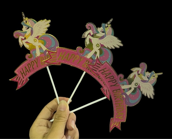 PKC- Cổng Cắm Hpbd Giấy Set 10 - Ngựa Pony
