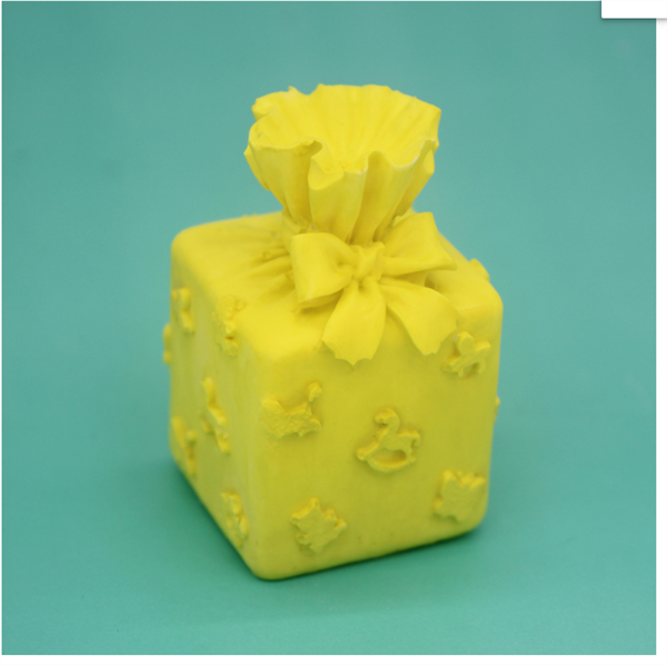 Khuôn Silicon - Hộp Quà - Nơ Gói Cao - 6.7cm