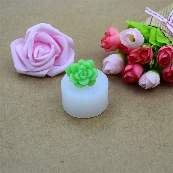 Khuôn Silicon - Sen Đá Nở - 3cm - Xòe 3 Tầng