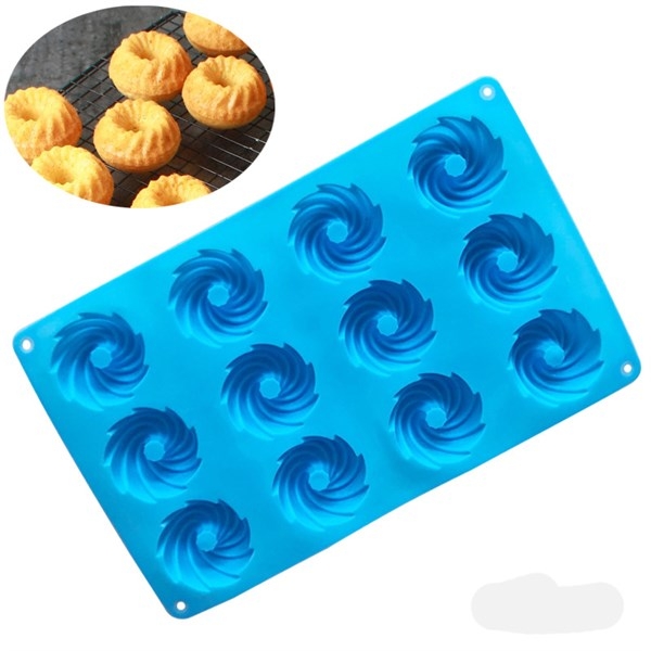 Khuôn Silicon - Vòng Xoắn 12c - 5cm