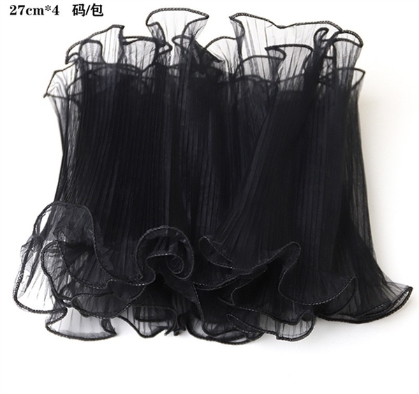 Cuộn Voan - Lưới - 13cm Dài 1.5m - ĐEN