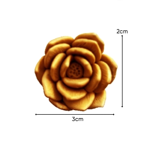 Khuôn Silicon - Sen Đá TIA - 5cm Cánh Nhọn