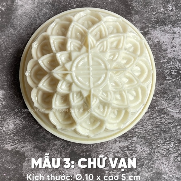 Khuôn Nhựa RCVT - RT03 - Cúc 3 Tầng Chữ Vạn