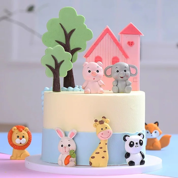 Khuôn Silicon Động Vật Con Heo 4.5cm