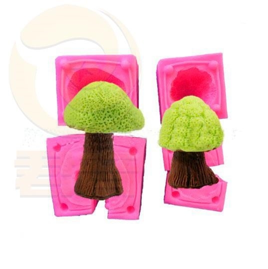 Khuôn Silicon - Cây Xanh Set 2 - 5.7cm và 4.2cm