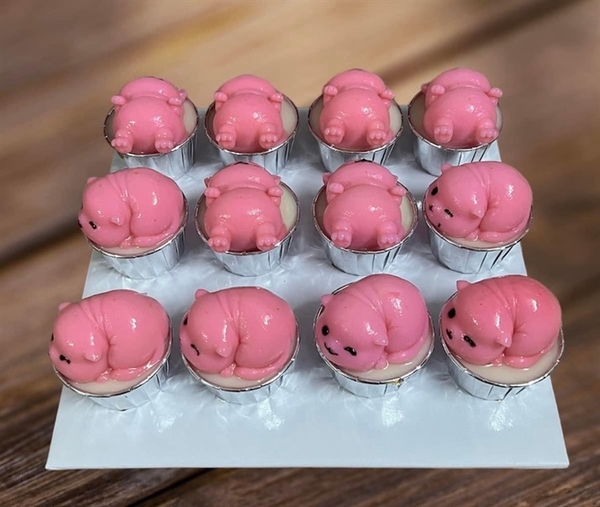 Khuôn Silicon - Động Vật - Mèo Nằm Úp