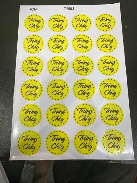 Decal Chủ Đề Trung Thu - Tem Nhân Bánh