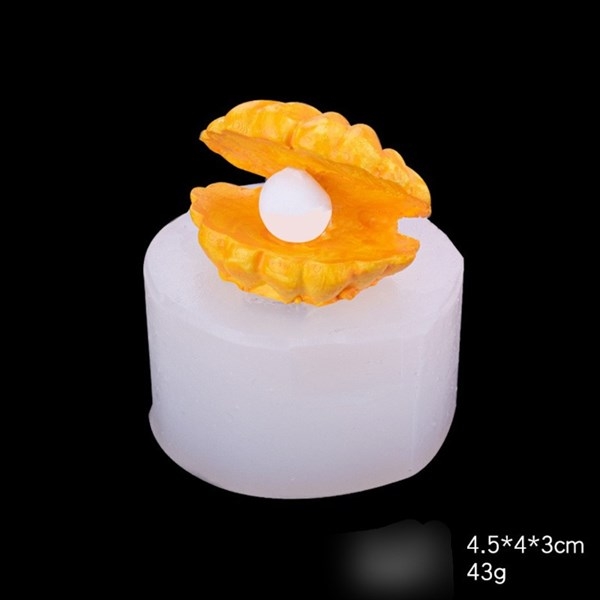 Khuôn Silicon - Biển - Sò - 4cm - Ngọc
