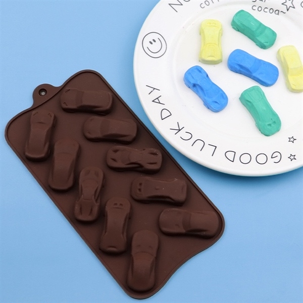 Khuôn Silicon - Xe Cộ - Xe Hơi Vĩ 4.8cm x 2.1cm 10c