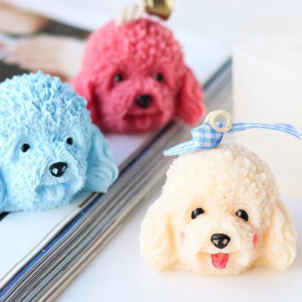 Khuôn Silicon - Động Vật - Mặt Chó  8cm